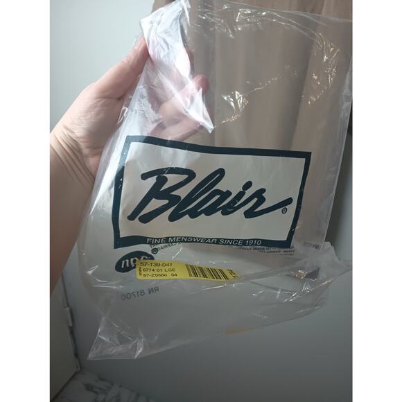 Vintage J.Blair Tan Polo Shirt Men's Large NWT Dead Stock NOS Gift - Picture 6 of 6